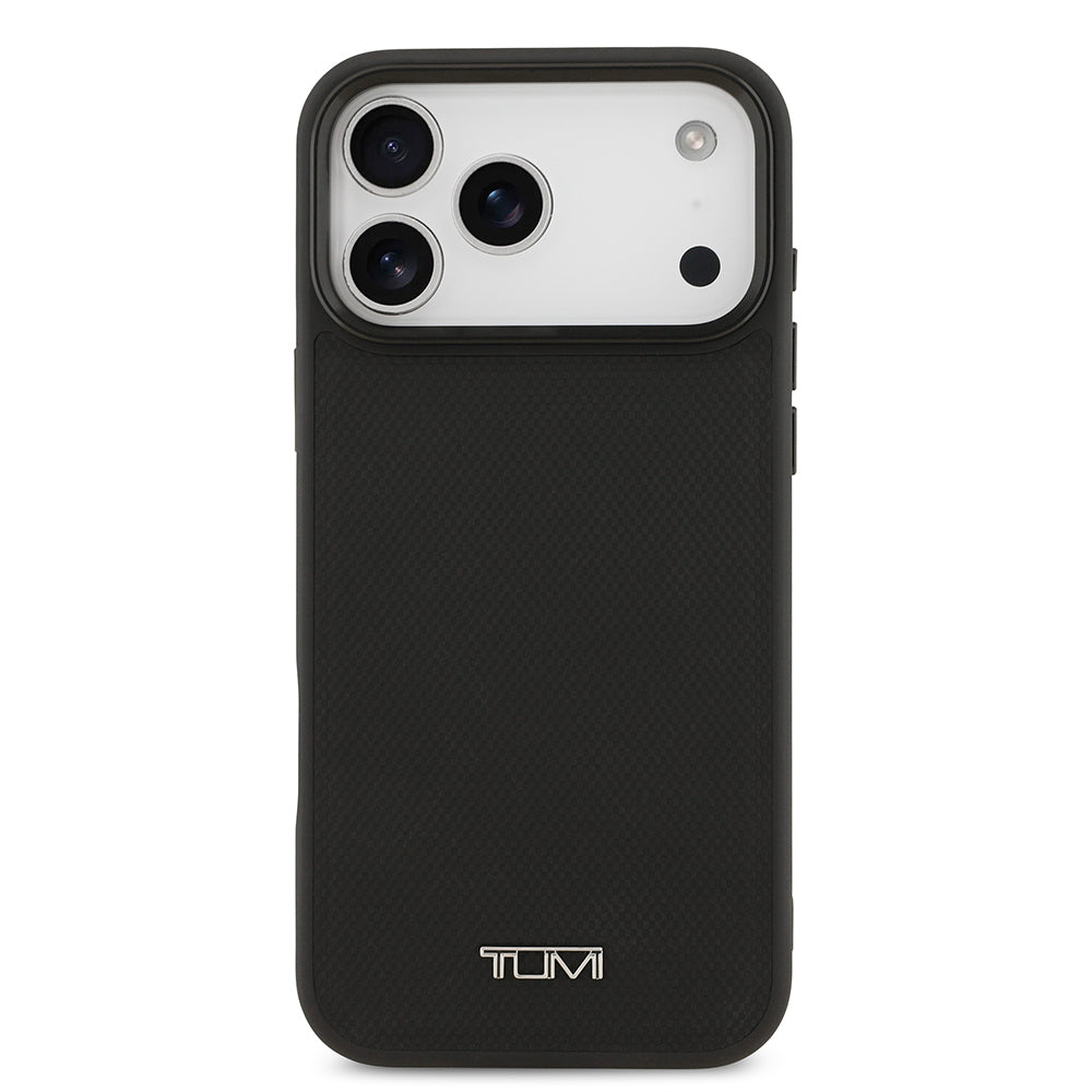 iPhone 17 Pro Max Kılıf TUMI M-safe Şarj Özellikli Deri Noktalı Dizayn Kapak