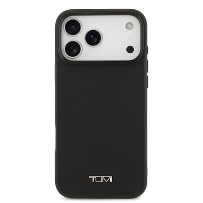 iPhone 17 Pro Max Kılıf TUMI M-safe Şarj Özellikli Deri Noktalı Dizayn Kapak