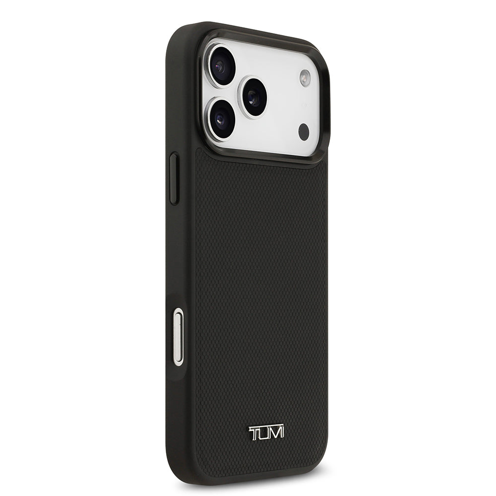 iPhone 17 Pro Max Kılıf TUMI M-safe Şarj Özellikli Deri Noktalı Dizayn Kapak