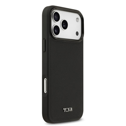 iPhone 17 Pro Max Kılıf TUMI M-safe Şarj Özellikli Deri Noktalı Dizayn Kapak