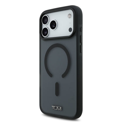 iPhone 17 Pro Max Kılıf TUMI Orjinal Lisanslı M-safe Şarj Özellikli Buzlu Transparan Kapak