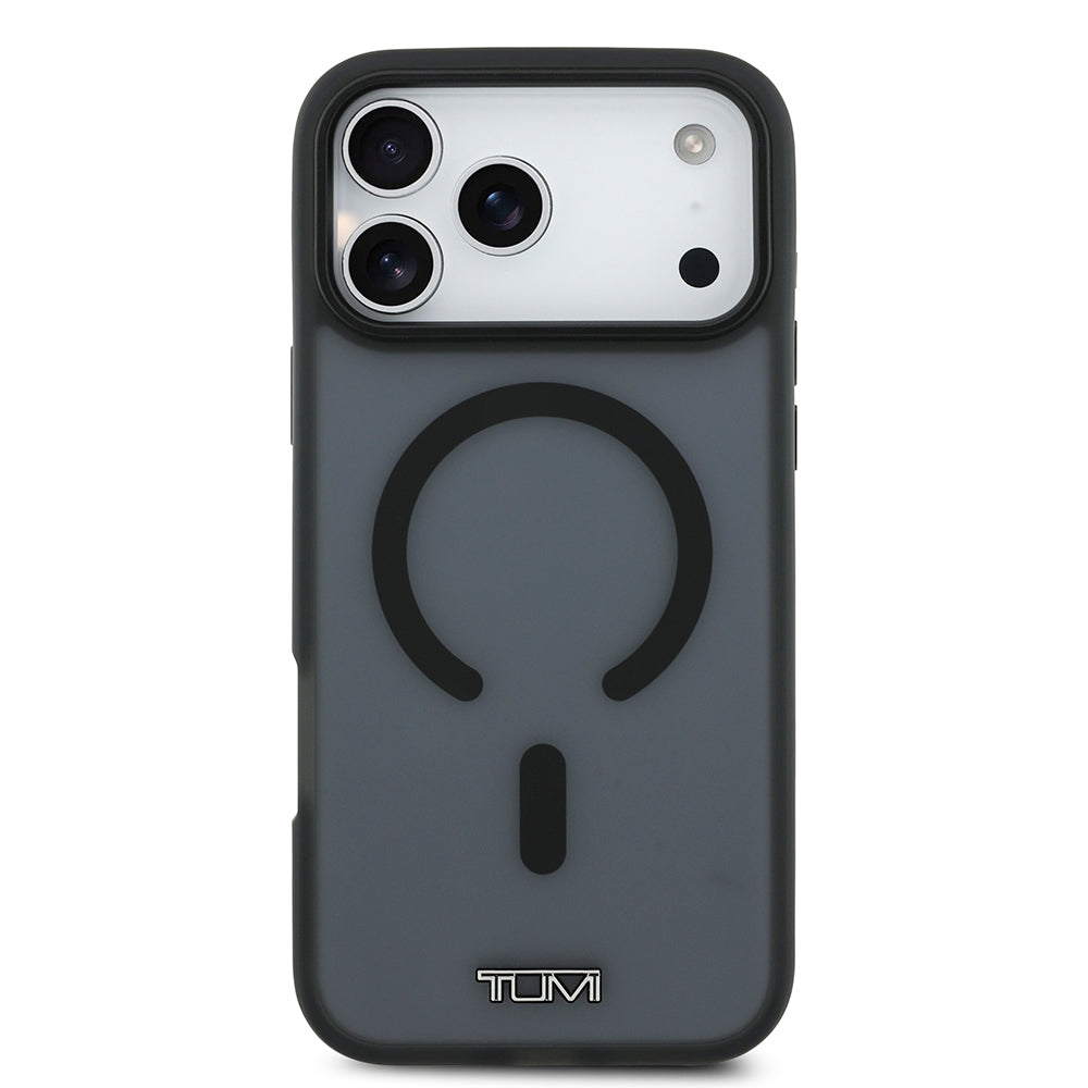 iPhone 17 Pro Max Kılıf TUMI Orjinal Lisanslı M-safe Şarj Özellikli Buzlu Transparan Kapak