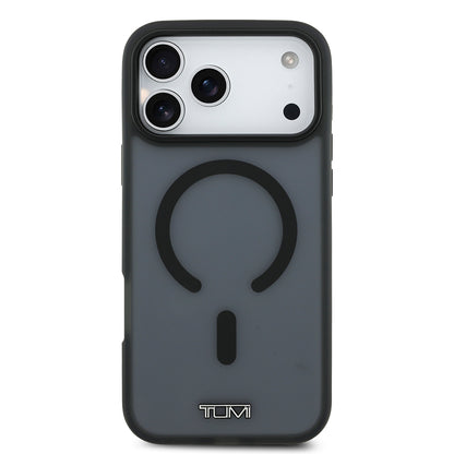 iPhone 17 Pro Max Kılıf TUMI Orjinal Lisanslı M-safe Şarj Özellikli Buzlu Transparan Kapak