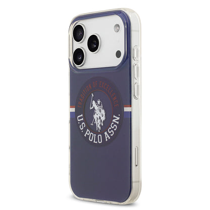 iPhone 17 Pro Max Kılıf U.S. Polo Assn. Orjinal Lisanslı M-safe Şarj Özellikli IML Stripe Logolu Kapak