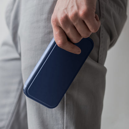 iPhone 17 Pro Max PU Kartlıklı Kapaklı Amazingthing Glamour Foilo Serisi Kılıf