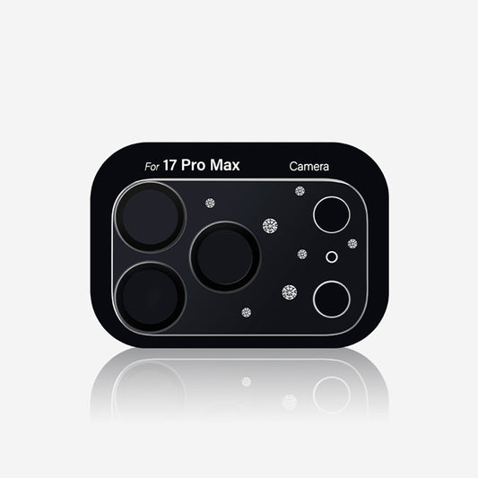 Apple iPhone 17 Pro Max Pynana Diamond Sky Serisi Taşlı Kamera Lens Koruyucu