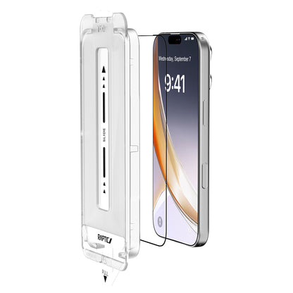 iPhone 17 Pro Max Raptic Air Glass 2.5D Ekran Koruyucu 2 Adet + Kolay Uygulama Aparatlı
