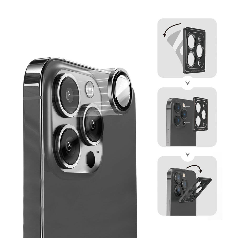 iPhone 17 Pro Max Wiwu Lens Guard Metal Kamera Lens Koruyucu