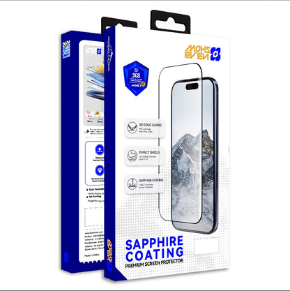Apple iPhone 17 Pro Mohseven M7 HD Sapphire Coating Temperli Cam Ekran Koruyucu + Hizalama Aparatı