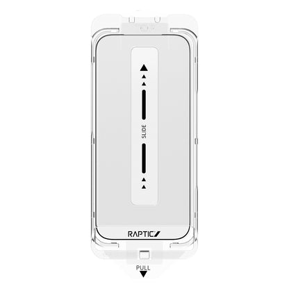 iPhone 17 Pro Raptic Air Glass 2.5D Ekran Koruyucu 2 Adet + Kolay Uygulama Aparatlı