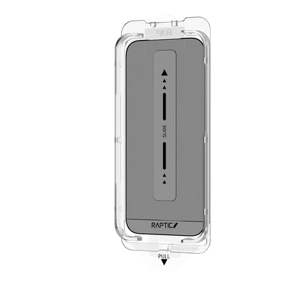 iPhone 17 Pro Raptic Air Glass 2.5D Privacy Hayalet Ekran Koruyucu 2 Adet + Kolay Uygulama Aparatlı