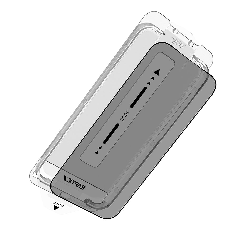 iPhone 17 Pro Raptic Air Glass 2.5D Privacy Hayalet Ekran Koruyucu 2 Adet + Kolay Uygulama Aparatlı