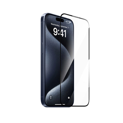 iPhone 17 Pro Wiwu SQ-008 Oleofobik Easy Install Darbeye Karşı Dayanıklı Temperli Cam Ekran Koruyucu + Kolay Uygulama Aparatlı