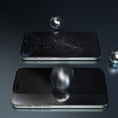 iPhone 17 Wiwu Wi-SQ009 Easy Install iPrivacy 360° Anti-Peep Oleofobik Temperli Cam Ekran Koruyucu + Kolay Uygulama Aparatlı