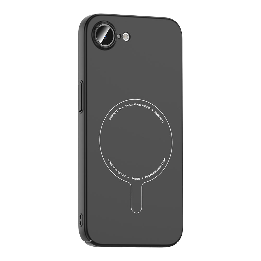 Apple iPhone 17E Kılıf M-Safe Şarj Özellikli Kamera Korumalı Zore Elio Sert PC Kapak