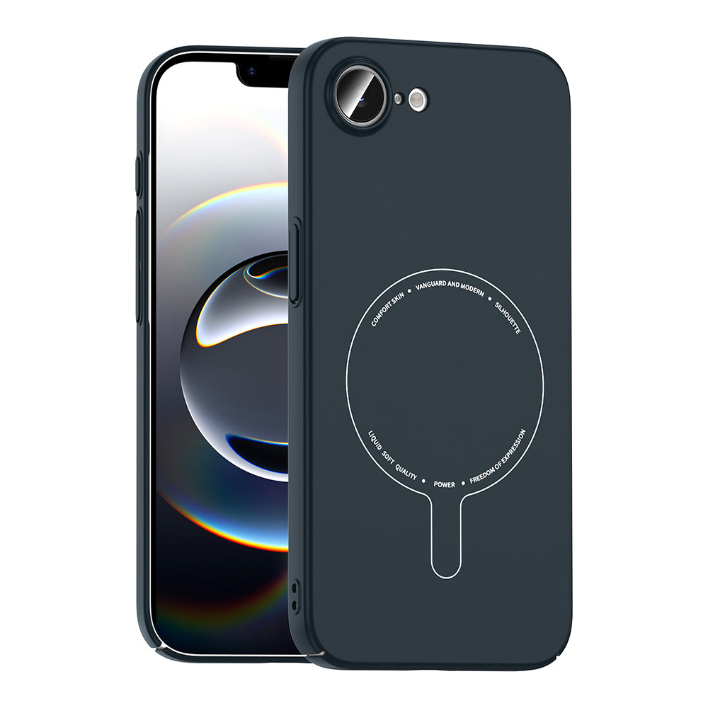 Apple iPhone 17E Kılıf M-Safe Şarj Özellikli Kamera Korumalı Zore Elio Sert PC Kapak