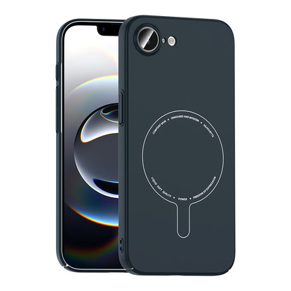 Apple iPhone 17E Kılıf M-Safe Şarj Özellikli Kamera Korumalı Zore Elio Sert PC Kapak