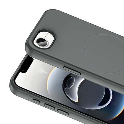 Apple iPhone 17E Kılıf M-safe Şarj Özellikli Sıvı Teknolojili Silinebilir Sert Zore Kivi Kapak