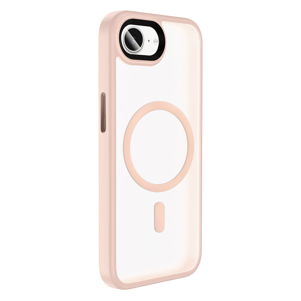 Apple iPhone 17E Kılıf Mat Arka Yüzey Wireless Şarj Özellikli Zore Flet M-safe Kapak
