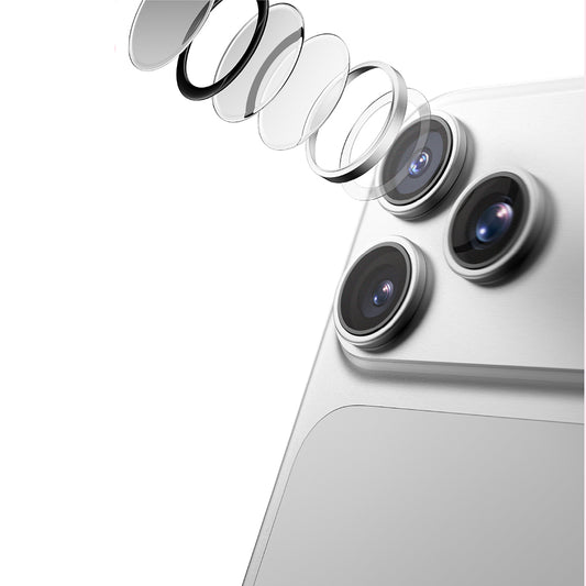 Apple iPhone 18 Pro Amazingthing Radix Vision Parlama Önleyici Kamera Lens Koruyucu + Kolay Uygulama Aparatlı