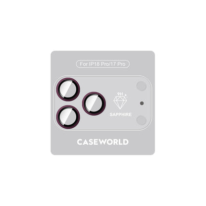 Apple iPhone 18 Pro CaseWorld Alloy Sapphire Safir One-Piece Anti Reflective Safir Kamera Lens Koruyucu