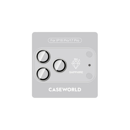 Apple iPhone 18 Pro CaseWorld Alloy Sapphire Safir One-Piece Anti Reflective Safir Kamera Lens Koruyucu