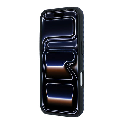 Apple iPhone 18 Pro Kılıf BMW Orjinal Lisanslı M-safe Şarj Özellikli PU Karbon Tasarımlı Metal Logolu Kapak