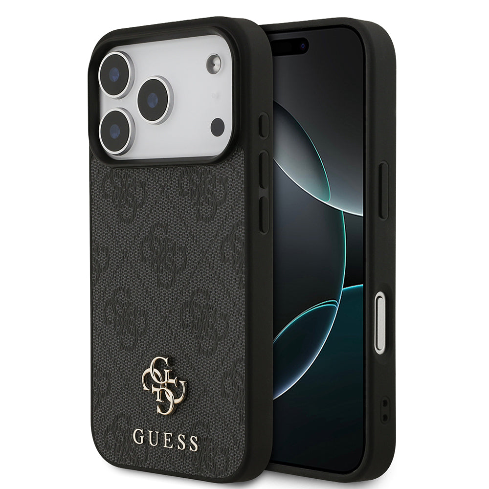 Apple iPhone 18 Pro Kılıf Guess Orjinal Lisanslı M-safe Şarj Özellikli Small 4G Classic Kapak