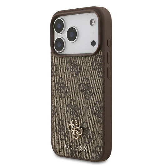 Apple iPhone 18 Pro Kılıf Guess Orjinal Lisanslı M-safe Şarj Özellikli Small 4G Classic Kapak