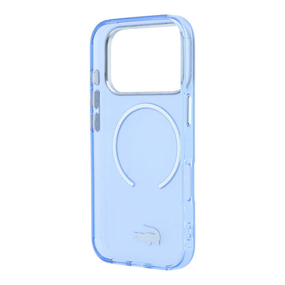 Apple iPhone 18 Pro Kılıf Lacoste Orjinal Lisanslı M-safe C-Magnet İkonik Timsah Logolu IML Frosted Kapak