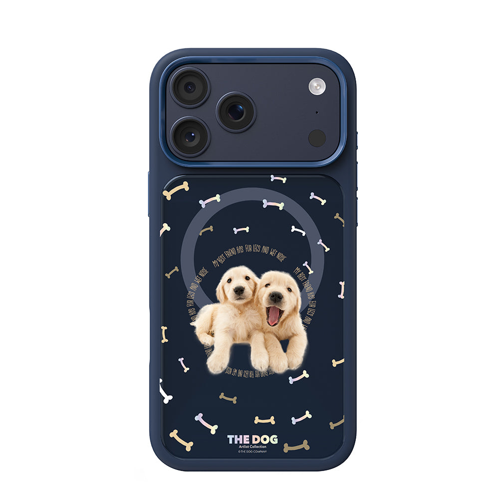 Apple iPhone 18 Pro Kılıf M-safe Şarj Özellikli 3D Baskılı Tasarım Mutural The Dog Serisi Kapak