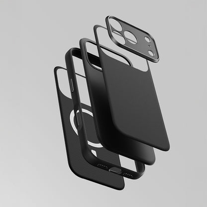 Apple iPhone 18 Pro Kılıf M-Safe Şarj Özellikli Airbag Tasarımlı AmazingThing Glamour SLens Serisi Kapak