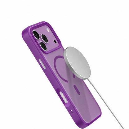 Apple iPhone 18 Pro Kılıf M-safe Şarj Özellikli Airbag Tasarımlı Mutural Mist Serisi Kapak