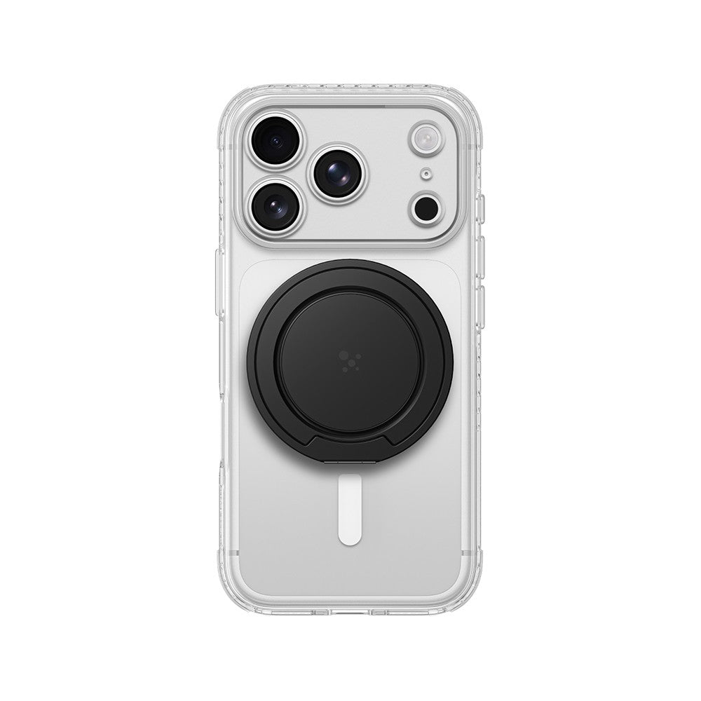 Apple iPhone 18 Pro Kılıf M-safe Şarj Özellikli Amazingthing Titan Pro Serisi Pop Ring Standlı Set