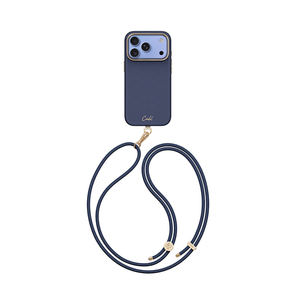 Apple iPhone 18 Pro Kılıf M-safe Şarj Özellikli Askı İpli Coehl Mirelle Kapak
