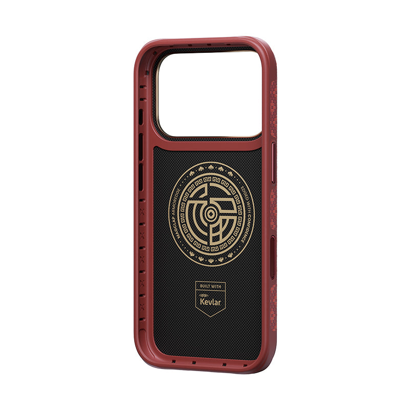 Apple iPhone 18 Pro Kılıf M-Safe Şarj Özellikli Benks ArmorPro ArmorEdge X9 Serisi Kevlar Karbon Kapak