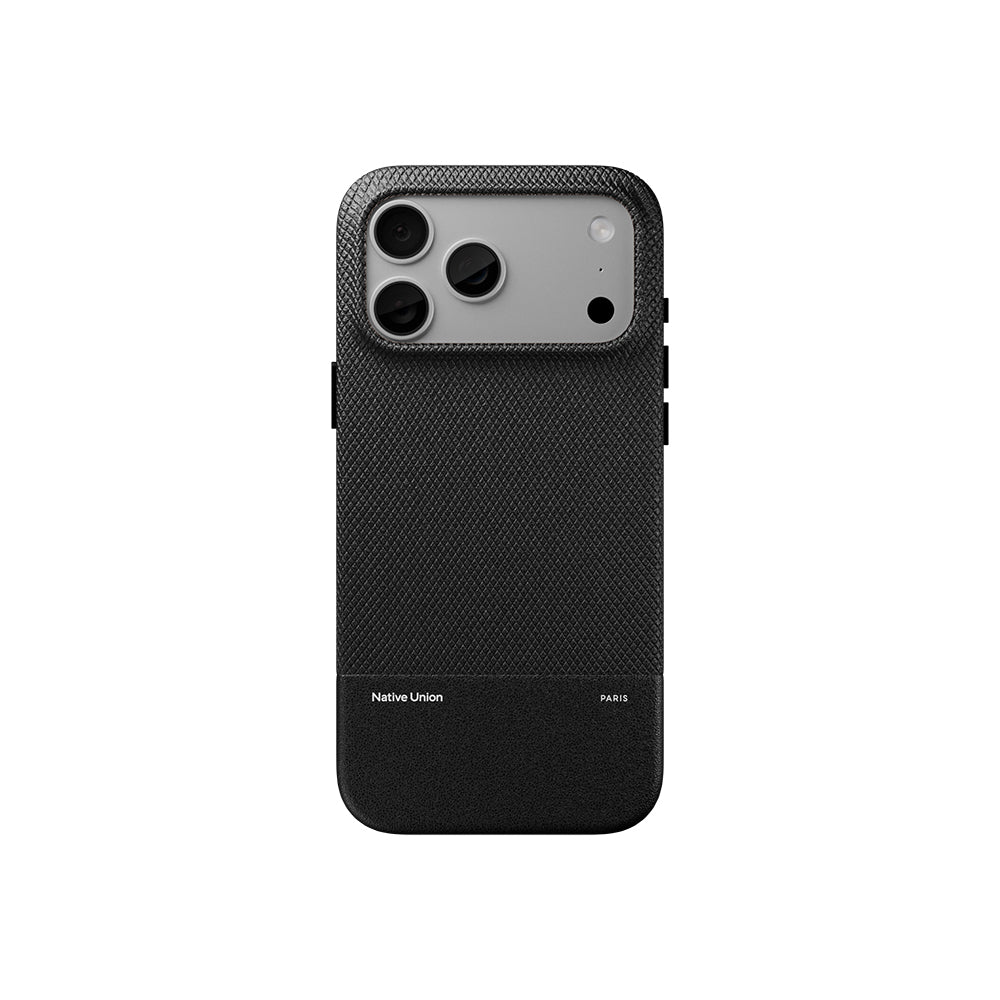 Apple iPhone 18 Pro Kılıf M-safe Şarj Özellikli Deri Dokulu Native Union RE Classic Serisi Kapak