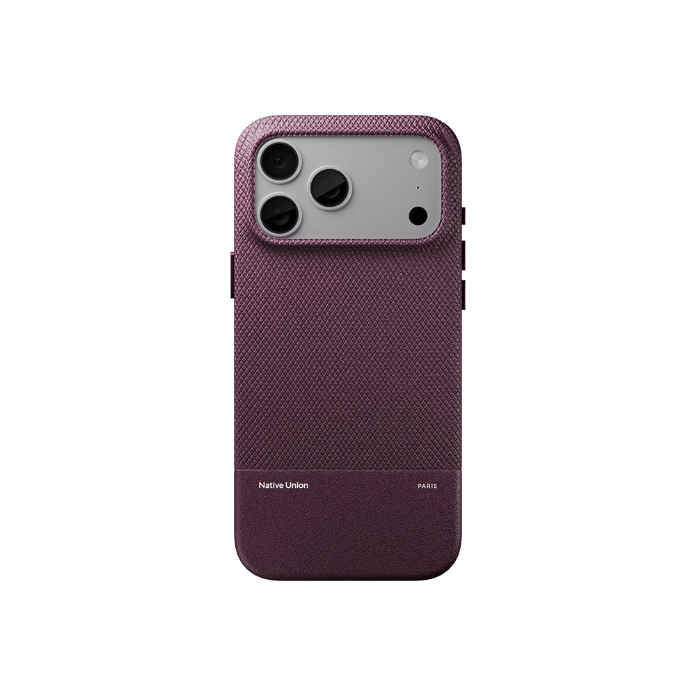 Apple iPhone 18 Pro Kılıf M-safe Şarj Özellikli Deri Dokulu Native Union RE Classic Serisi Kapak