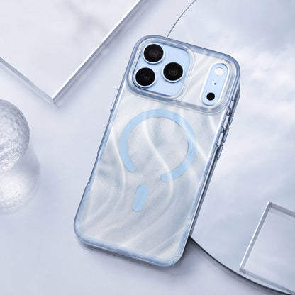 Apple iPhone 18 Pro Kılıf M-safe Şarj Özellikli Mutural Glow Desert Serisi Kapak