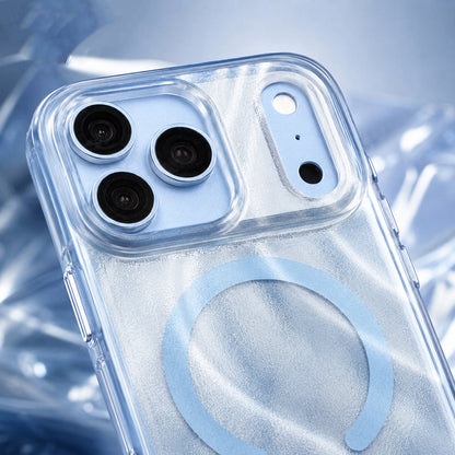 Apple iPhone 18 Pro Kılıf M-safe Şarj Özellikli Mutural Glow Desert Serisi Kapak