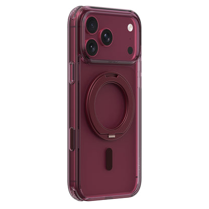 Apple iPhone 18 Pro Kılıf M-safe Şarj Özellikli Raptic Air Stand Serisi Aynalı Arka Yüzey Standlı Kapak