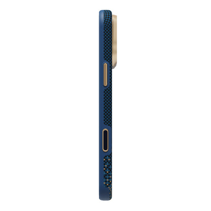 Apple iPhone 18 Pro Kılıf M-safe Şarj Özellikli Raptic Aramid Dual Ultra Serenity Serisi Karbon Kapak