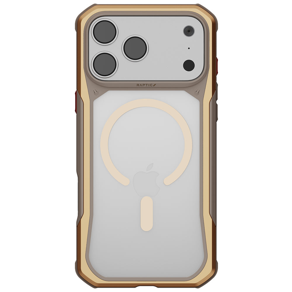Apple iPhone 18 Pro Kılıf M-Safe Şarj Özellikli Raptic Shield Evo Serisi Airbagli Kapak