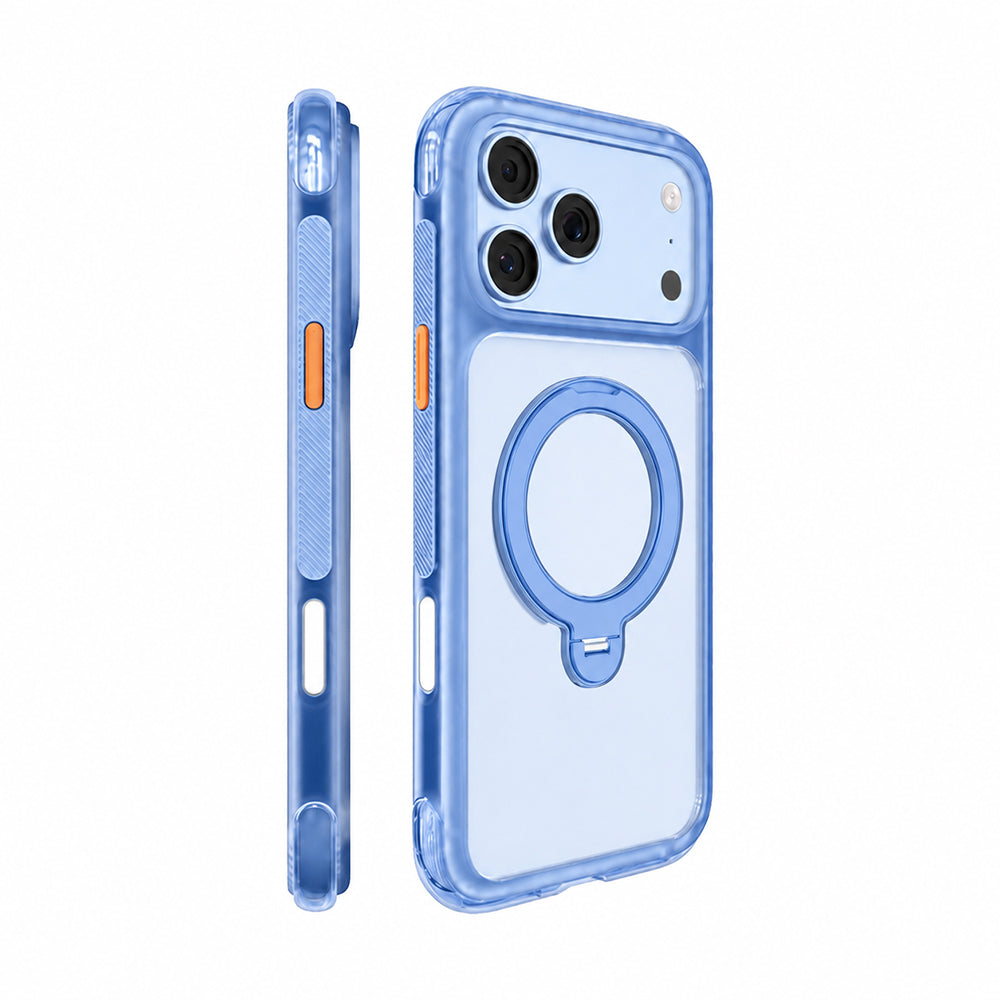 Apple iPhone 18 Pro Kılıf M-safe Şarj Özellikli Standlı Airbag Tasarımlı Mutural Air Shield Serisi Kapak