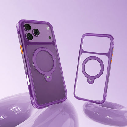 Apple iPhone 18 Pro Kılıf M-safe Şarj Özellikli Standlı Airbag Tasarımlı Mutural Air Shield Serisi Kapak