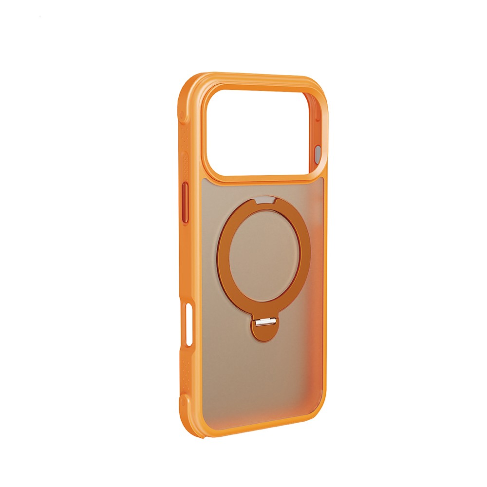 Apple iPhone 18 Pro Kılıf M-safe Şarj Özellikli Standlı Lenyes Eclat Kapak