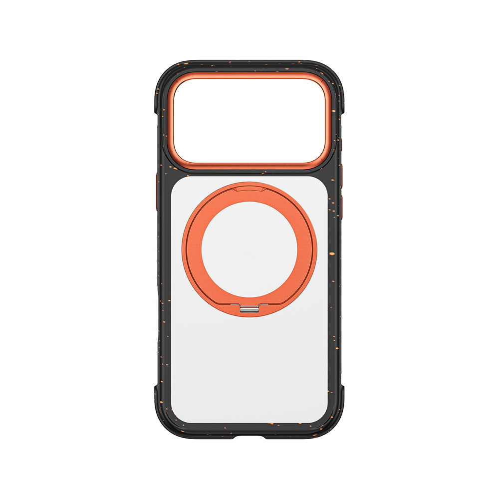 Apple iPhone 18 Pro Kılıf M-safe Şarj Özellikli Wiwu AA-203 AeroArmor Ultra Serisi Airbag Tasarımlı Standlı Kapak