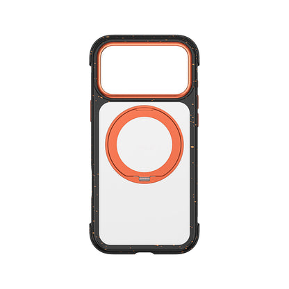 Apple iPhone 18 Pro Kılıf M-safe Şarj Özellikli Wiwu AA-203 AeroArmor Ultra Serisi Airbag Tasarımlı Standlı Kapak