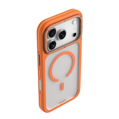 Apple iPhone 18 Pro Kılıf M-safe Şarj Özellikli Youngkit Rock Sand Serisi Kapak