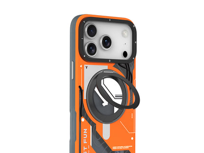 Apple iPhone 18 Pro Kılıf M-safe Şarj Özellikli Youngkit Starship Serisi Kapak